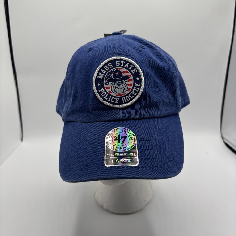 47 Brand Navy Mass State Police Hockey Patch Cap